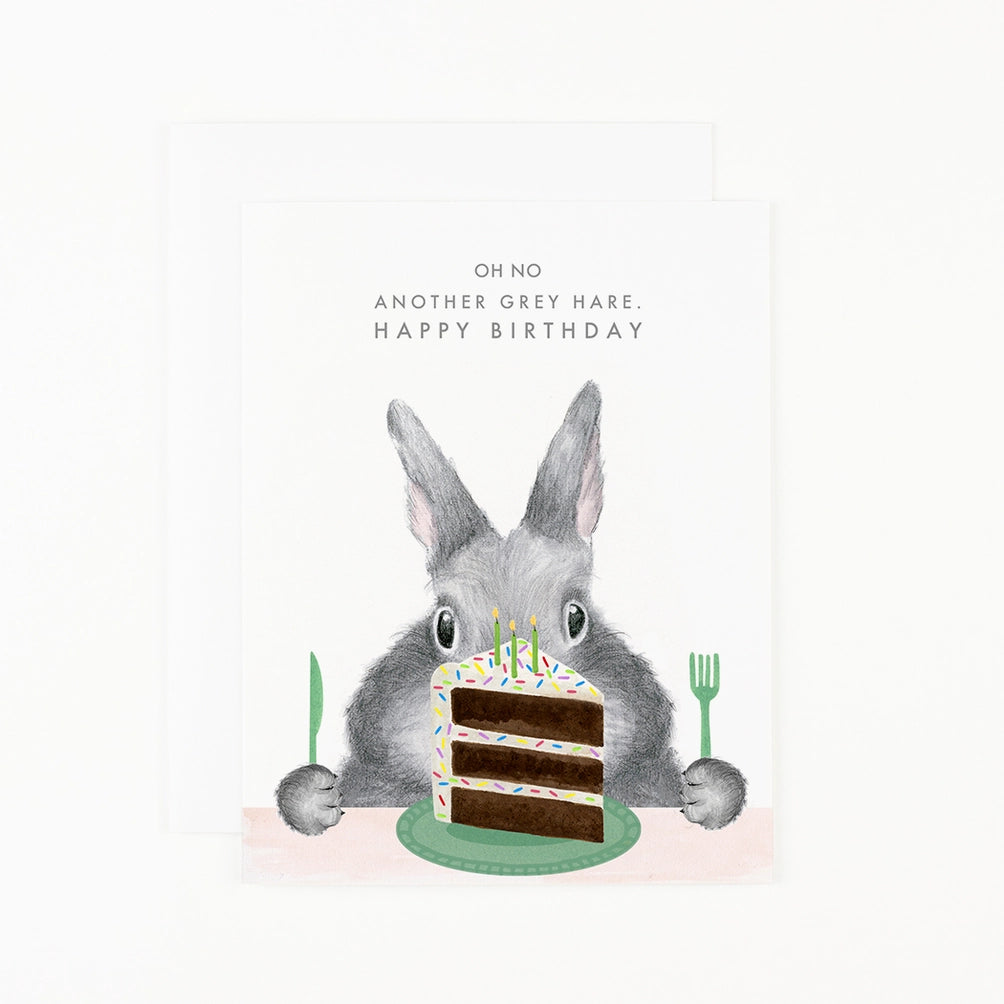 ANOTHER GREY HARE CARD