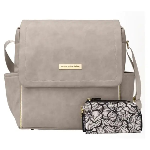 GREY MATTE LEATHERETE - BOXY