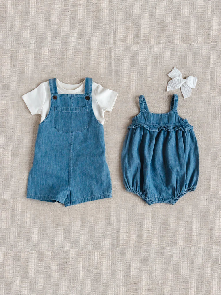 Gemma Chambray Bubble Romper