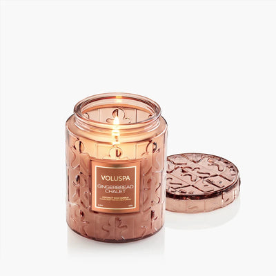 Voluspa Gingerbread Chalet, Small Jar Candle 5.5oz