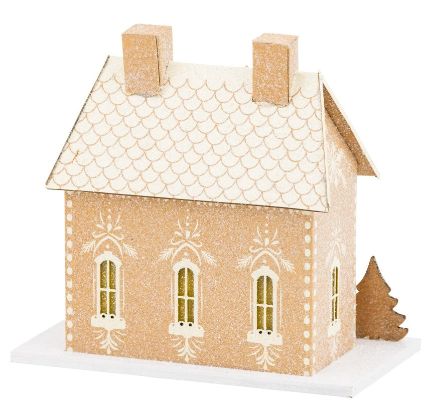 Gingerbread House Paper Village