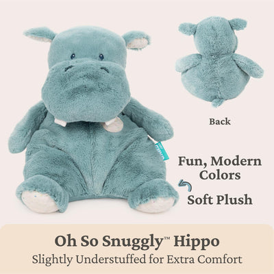 Oh So Snuggly Hippo Plush 12.5