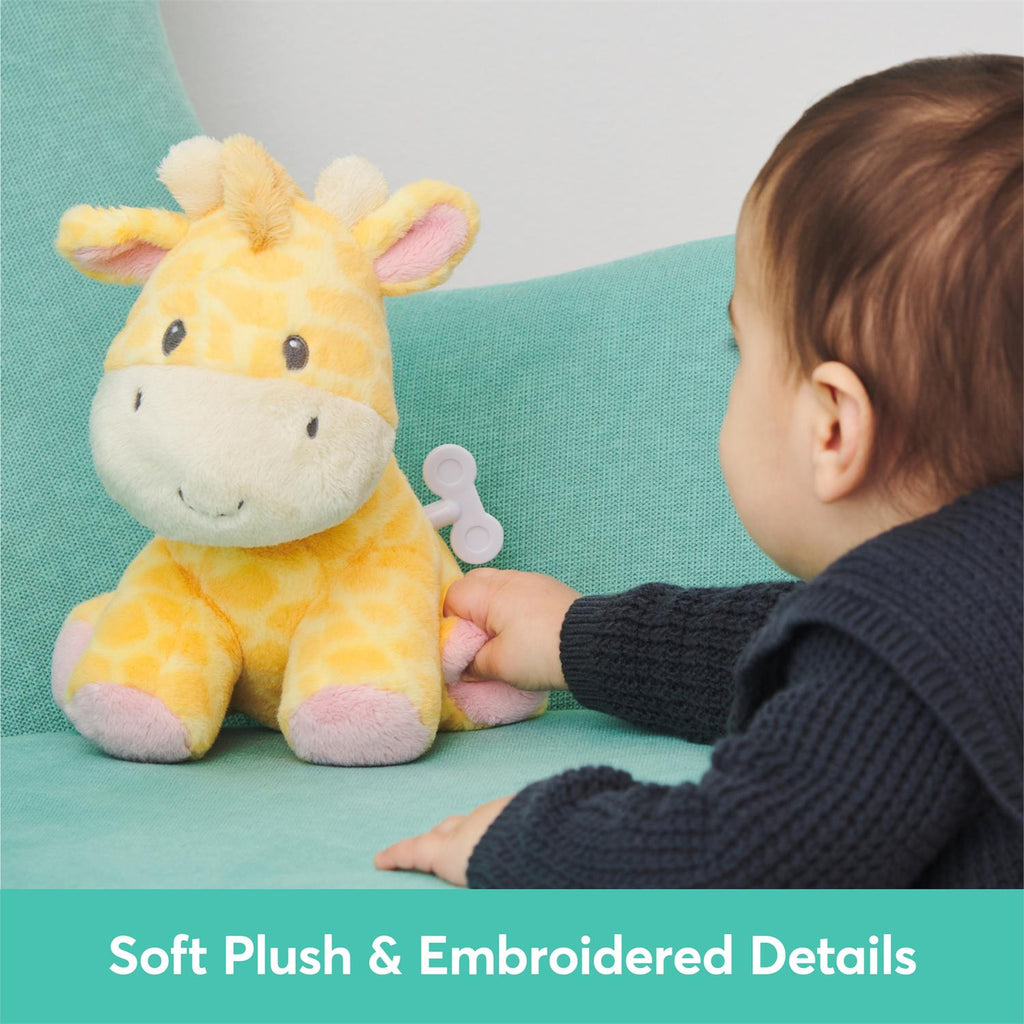 Safari Friends Giraffe Keywind Musical Plush 9"