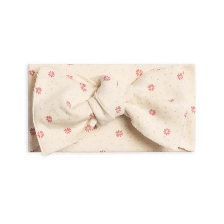 Organic Baby Hattie Knot Bow Wrap