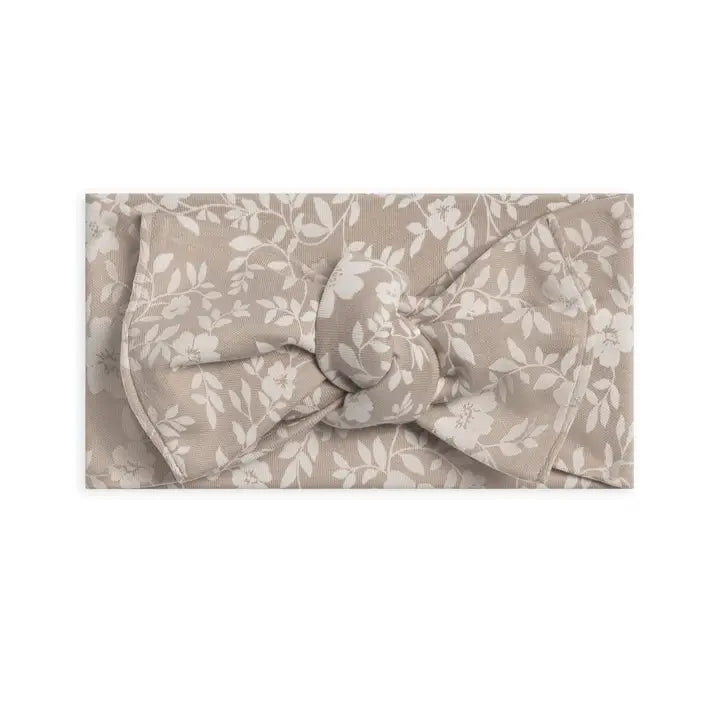 Organic Baby Hattie Knot Bow Wrap