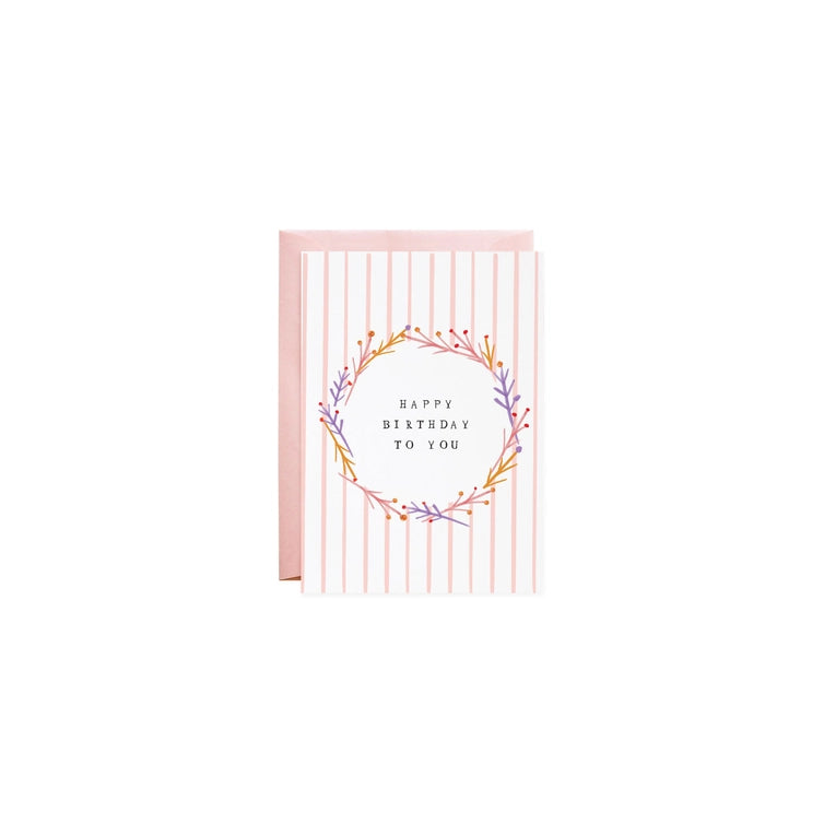 HAPPY BIRTHDAY WREATH