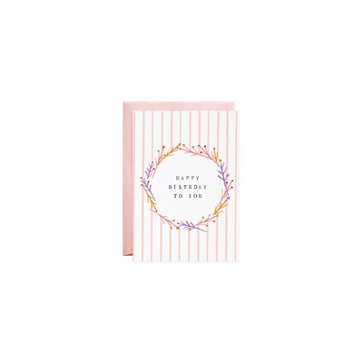HAPPY BIRTHDAY WREATH
