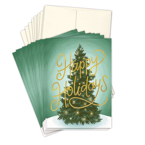 HAPPY HOLIDAYS CHRISTMAS BOXED CARDS