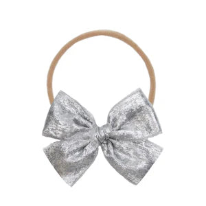 Holliday Chrome Shimmer Bows - Lou Lou