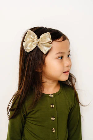 Holliday Chrome Shimmer Bows - Lou Lou