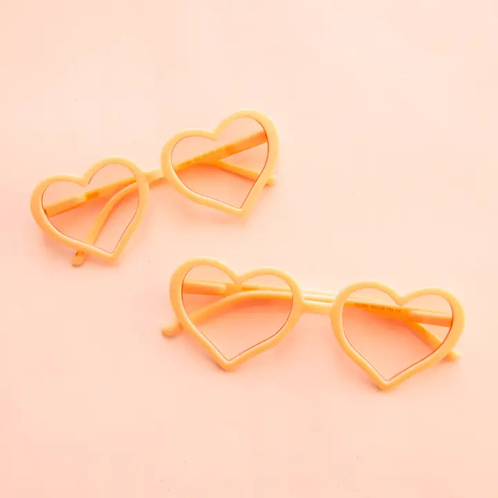 HEARTBREAKER SUNGLASSES - APRICOT