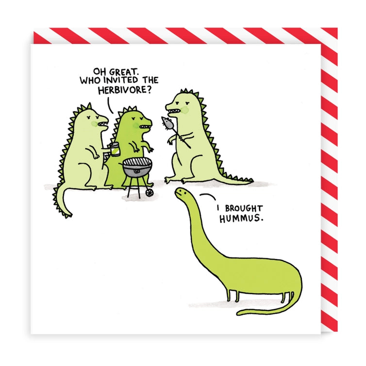 HERBIVORE GREETING CARD