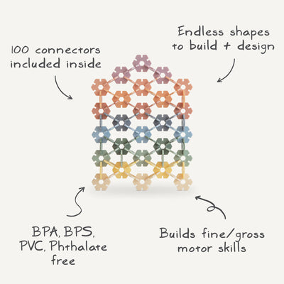 HEX CONNECT BUILDING TOY SET