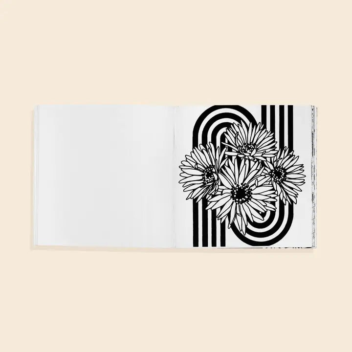 HEYDAY: A RETRO FLOWER DESIGN COLORING BOOK