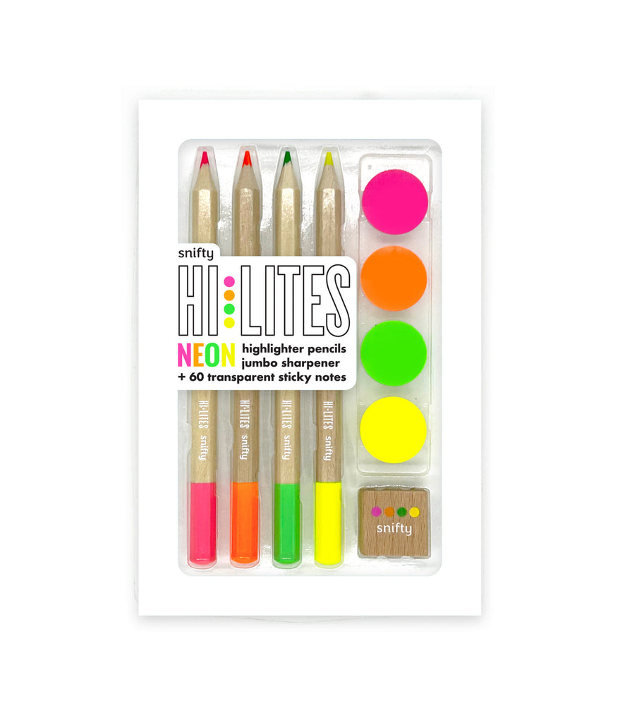 HI LITES - NEON HIGHLIGHTER PENCIL SET