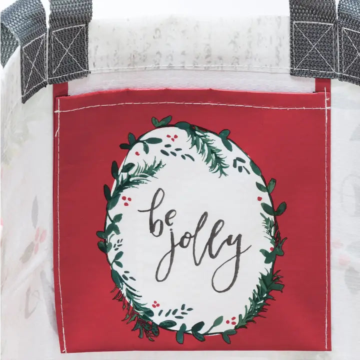HOME FOR THE HOLIDAYS WATERCOLOR MARKET TOTE