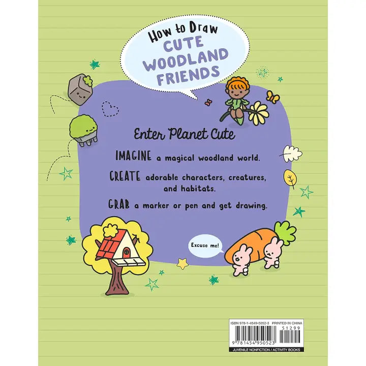 HOW TO DRAW CUTE WOODLAND FRIENDS BY ANGELA NGUYEN