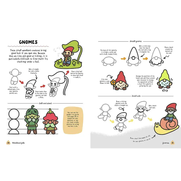 HOW TO DRAW CUTE WOODLAND FRIENDS BY ANGELA NGUYEN