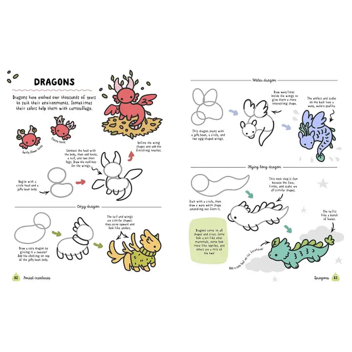 HOW TO DRAW CUTE WOODLAND FRIENDS BY ANGELA NGUYEN
