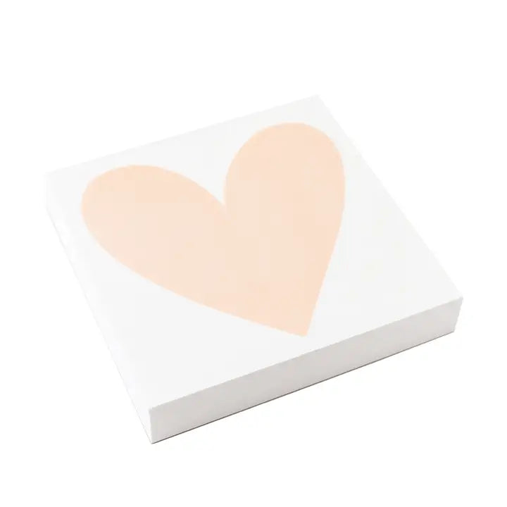 HEART DESK NOTEPAD