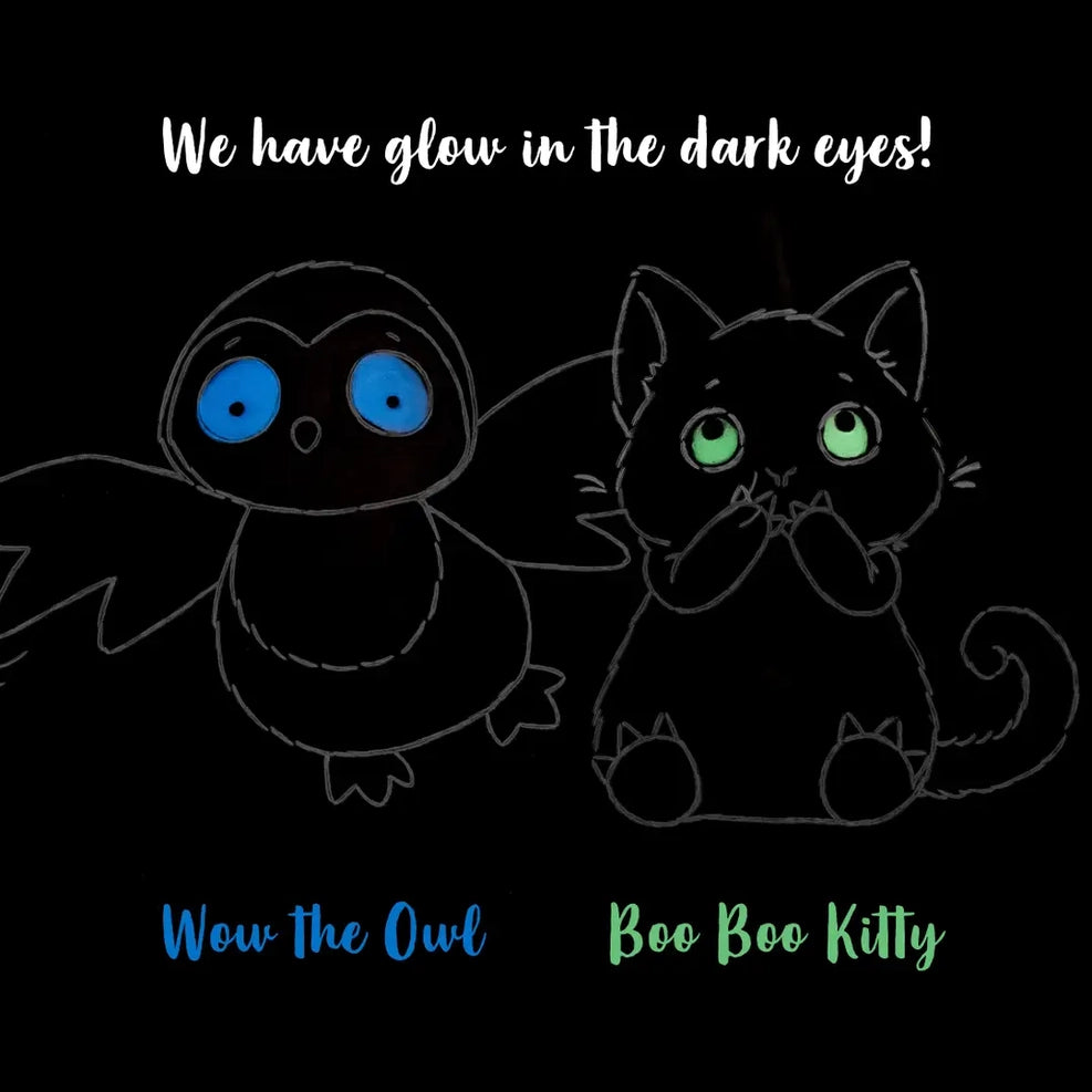Halloween Boo Boo Kitty Cat - Glows in the Dark!