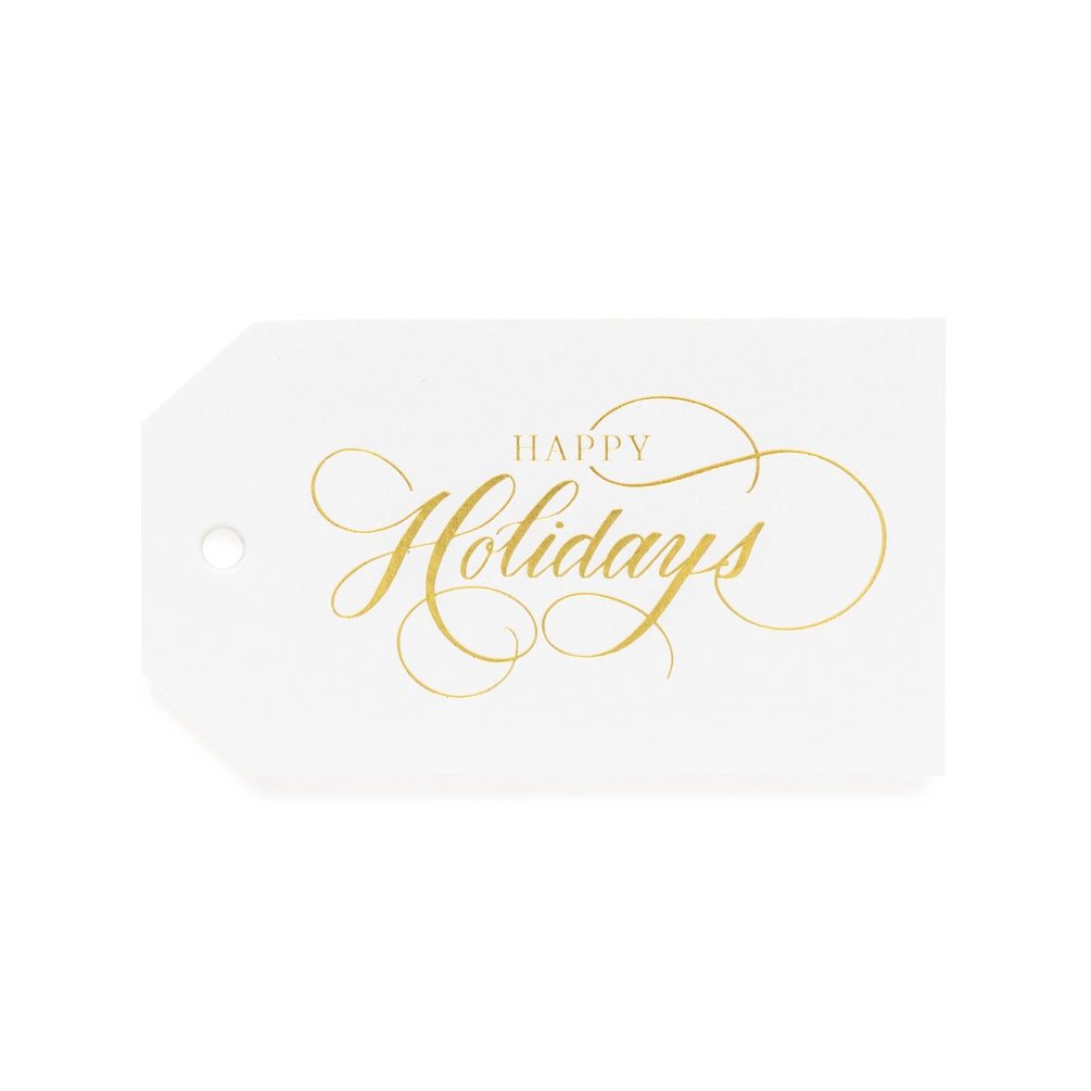 Happy Holidays Gift Tag, Set of 10