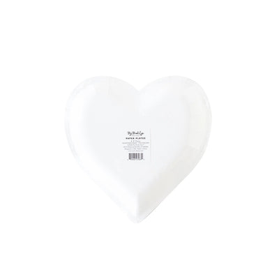 Heart Happy Galentines Paper Plate