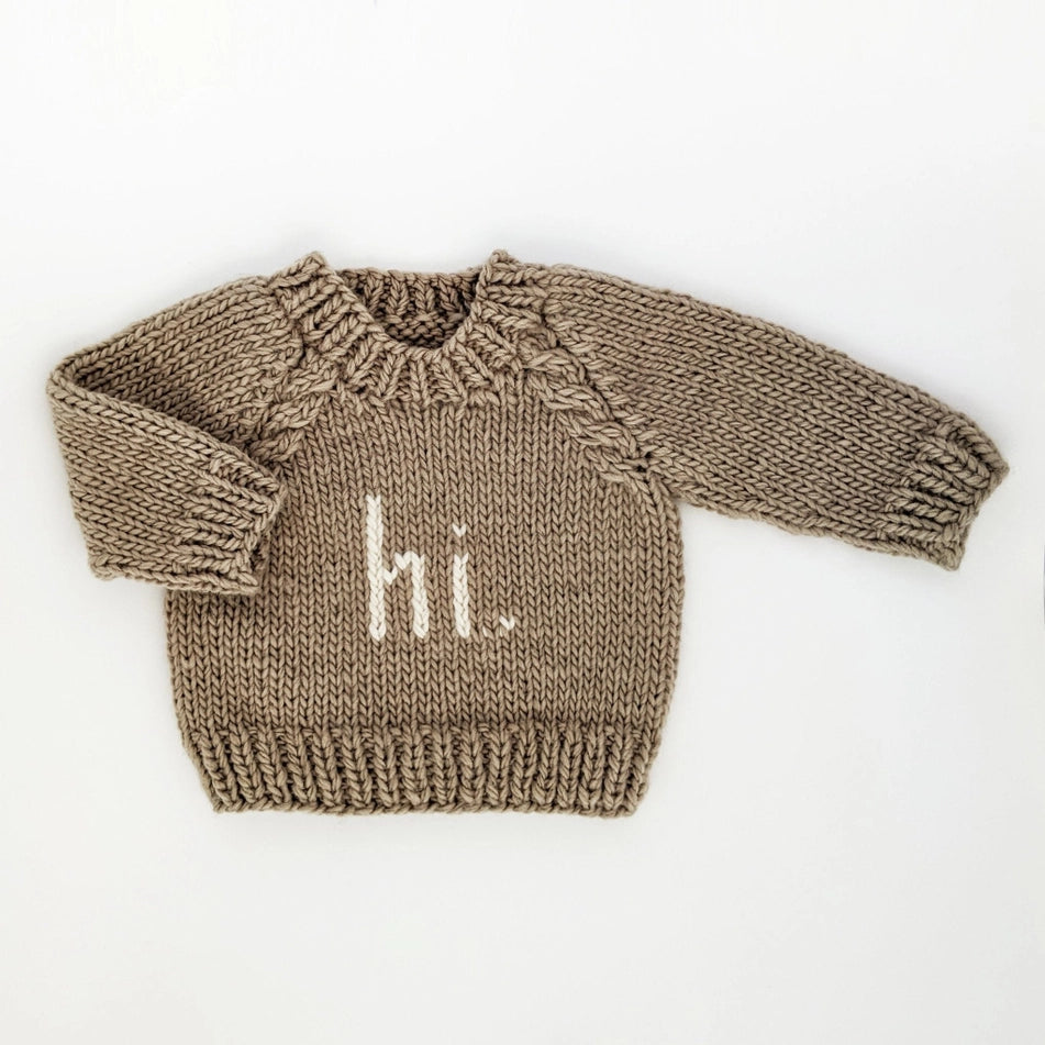 Hi. Crew Neck Sweater Baby & Toddler