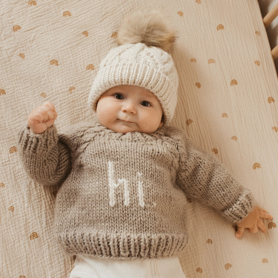 Hi. Crew Neck Sweater Baby & Toddler