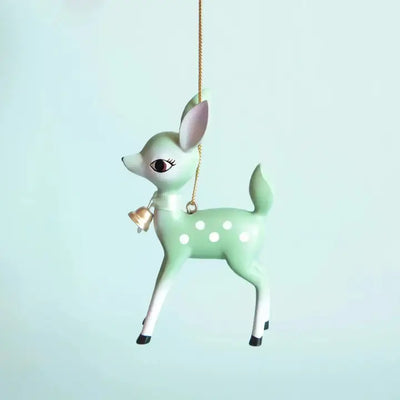 Holiday Retro Deer Ornament