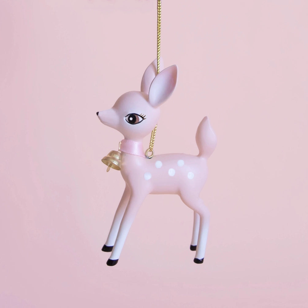 Holiday Retro Deer Ornament