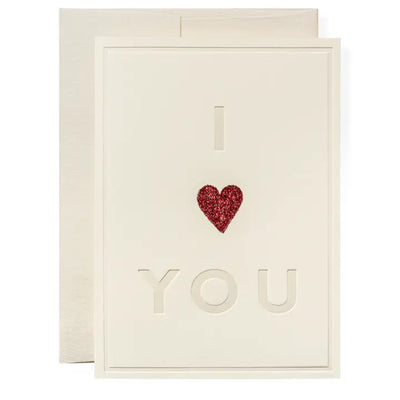 I HEART YOU GREETING CARD