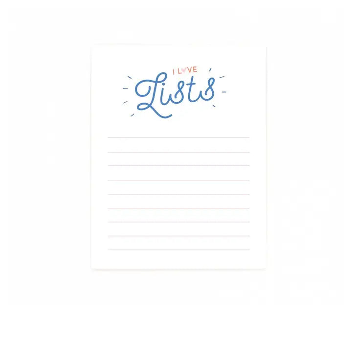 I LOVE LISTS