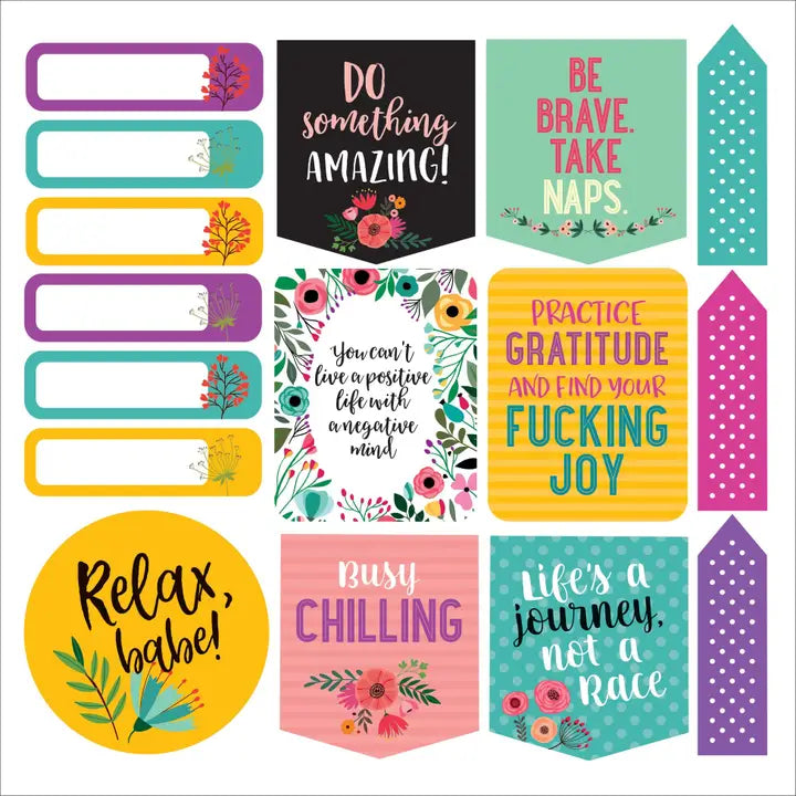 INNER F*CKING PEACE STICKER BOOK