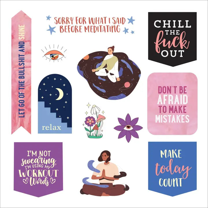INNER F*CKING PEACE STICKER BOOK