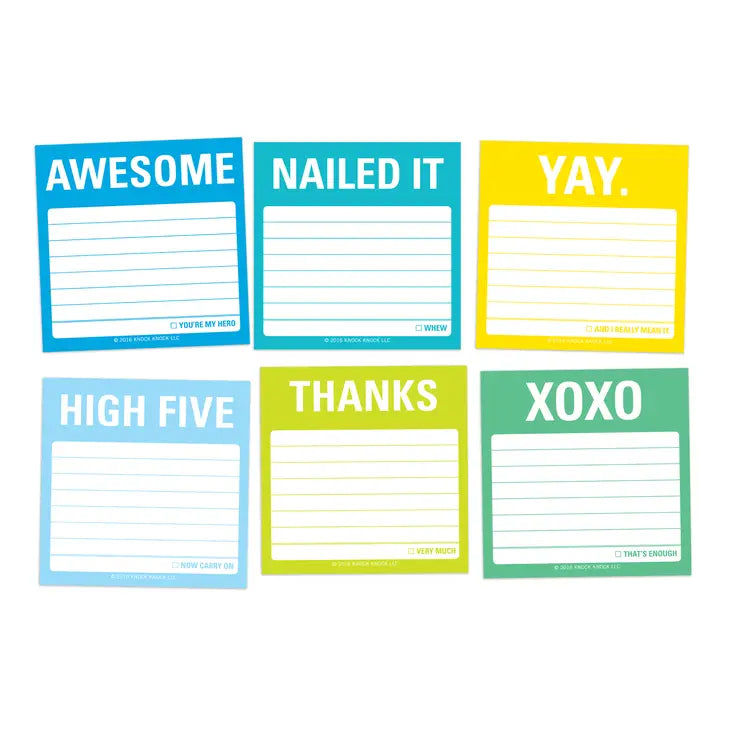 IT'S ALL GOOD STICKY NOTE PACKET