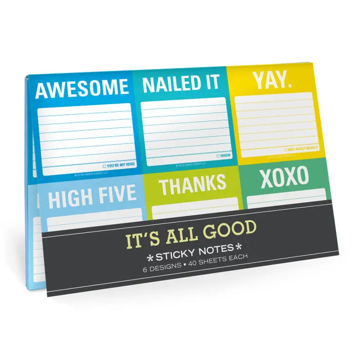 IT'S ALL GOOD STICKY NOTE PACKET