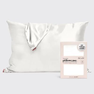 SATIN PILLOWCASE - IVORY