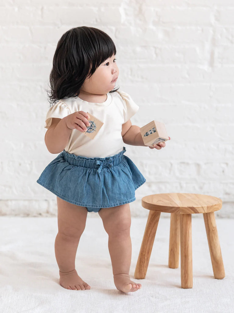 Iona Chambray Skirted Bloomer