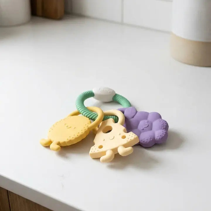 Itzy Trio™ Multi-Textured Silicone Teether Charcuterie