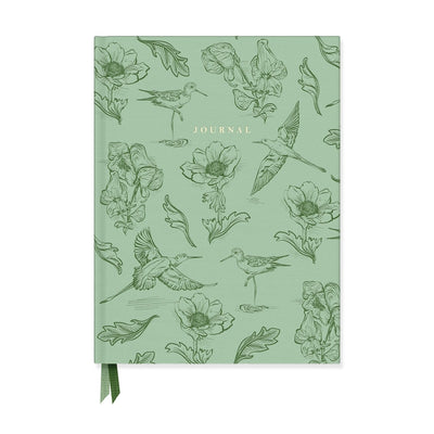 BOTANICAL BIRD TOILE JOURNAL