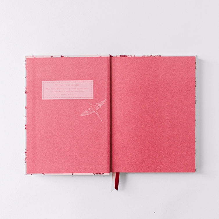 BOTANICAL BIRD TOILE JOURNAL