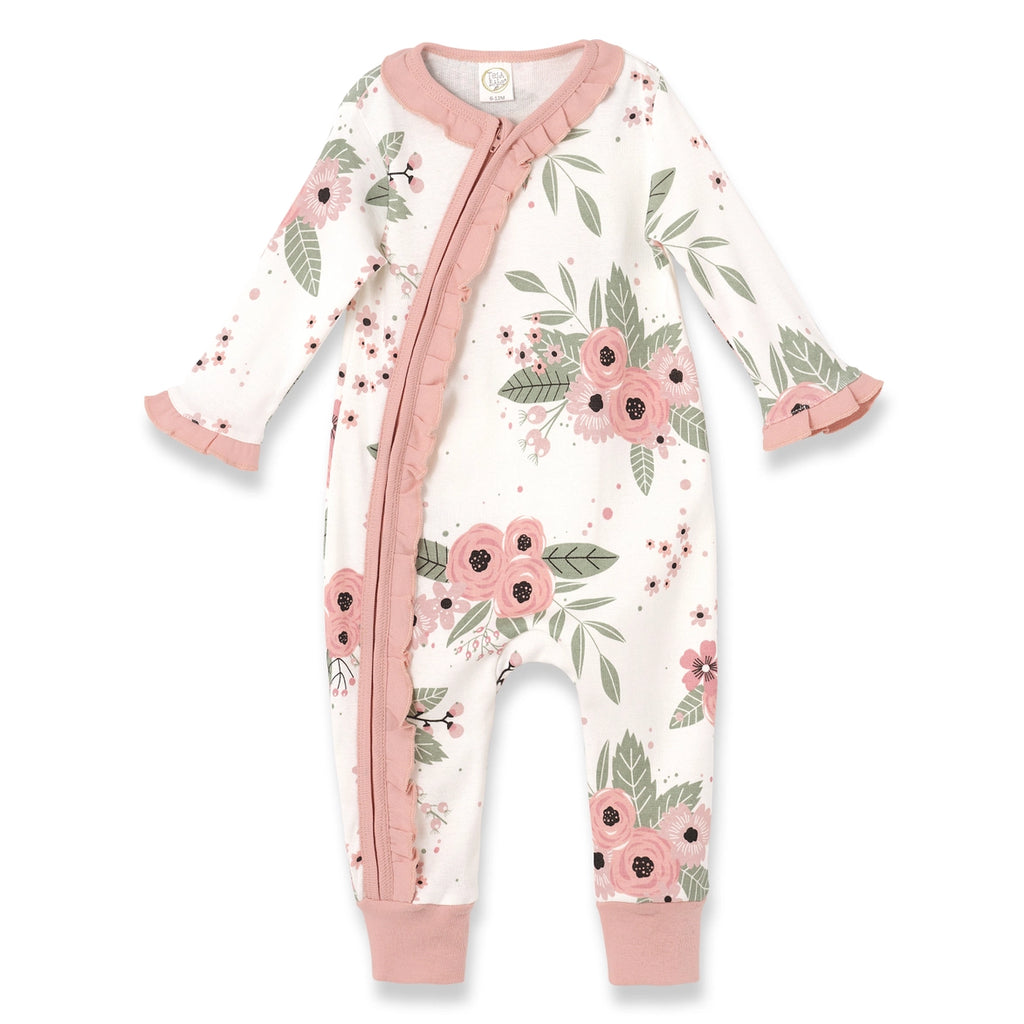 JARDIN COTTON ZIPPERED ROMPER