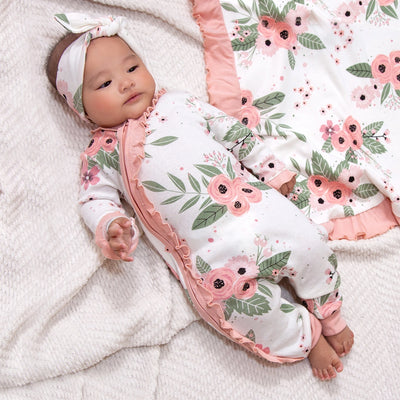 JARDIN COTTON ZIPPERED ROMPER