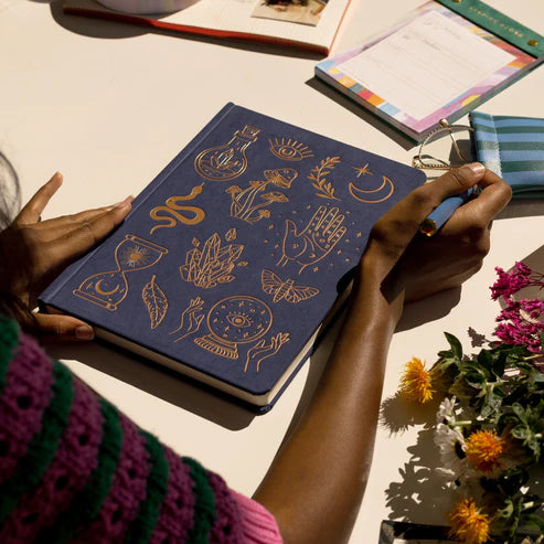 JUMBO BOOKCLOTH JOURNAL - MYSTIC ICONS