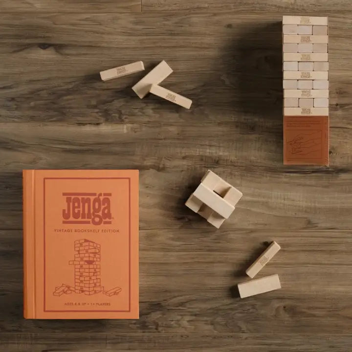 JENGA VINTAGE BOOKSHELF EDITION