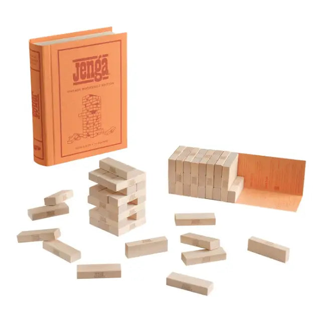 JENGA VINTAGE BOOKSHELF EDITION
