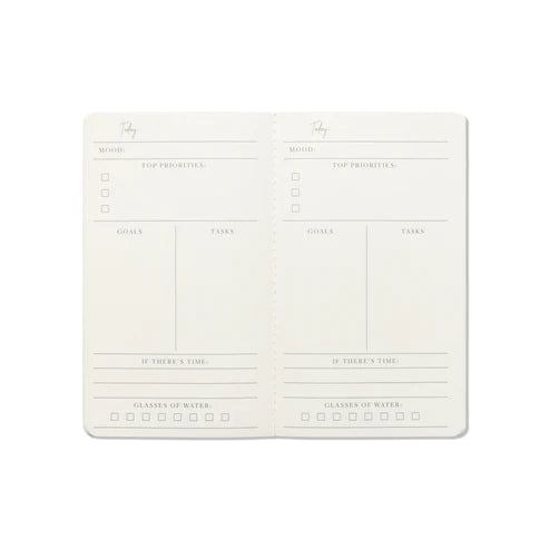 SET OF 3 SINGLE FLEX UNDATED PLANNERS - WELLNESS (REFLECTIONS, GOALS, GRATITUDES)