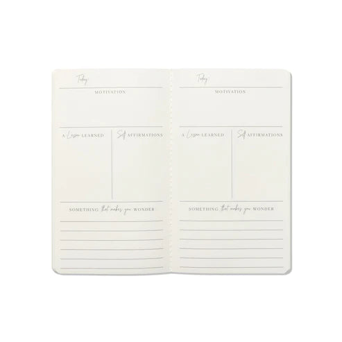 SET OF 3 SINGLE FLEX UNDATED PLANNERS - WELLNESS (REFLECTIONS, GOALS, GRATITUDES)