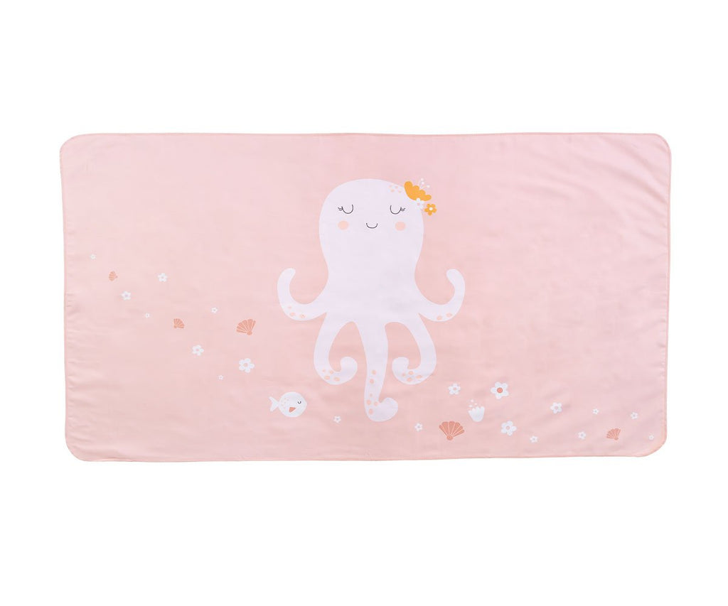 JOLIE THE OCTOPUS MICROFIBER CHILDREN'S BEACH TOWEL
